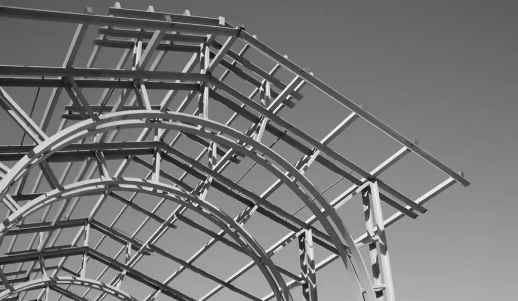 FCP Southern California Steel Fabrication Otay Ranch Structural Frame B&W