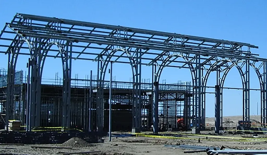 FCP Southern California Steel Fabrication Otay Ranch Structural Frame B&W