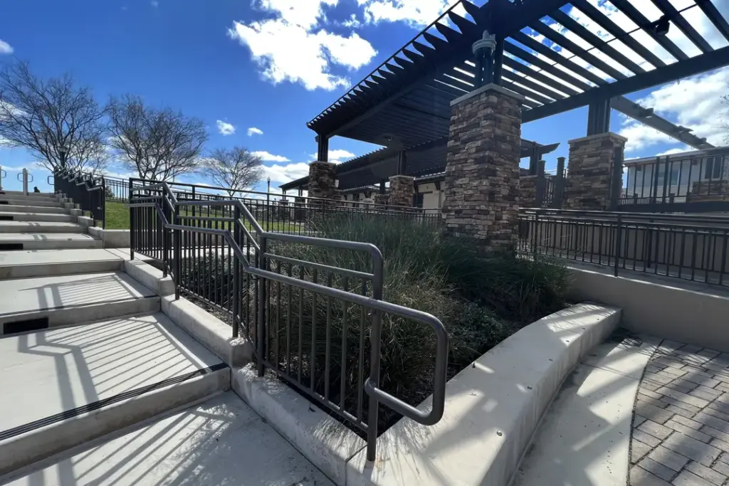 Murrieta Town Square Steel Project Amphitheater Image by FCP Steel Fab