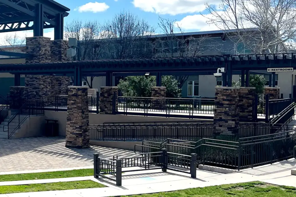 Murrieta Town Square Steel Project Amphitheater Image by FCP Steel Fab